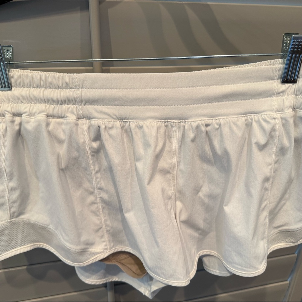 Lululemon White Shorty Shorts